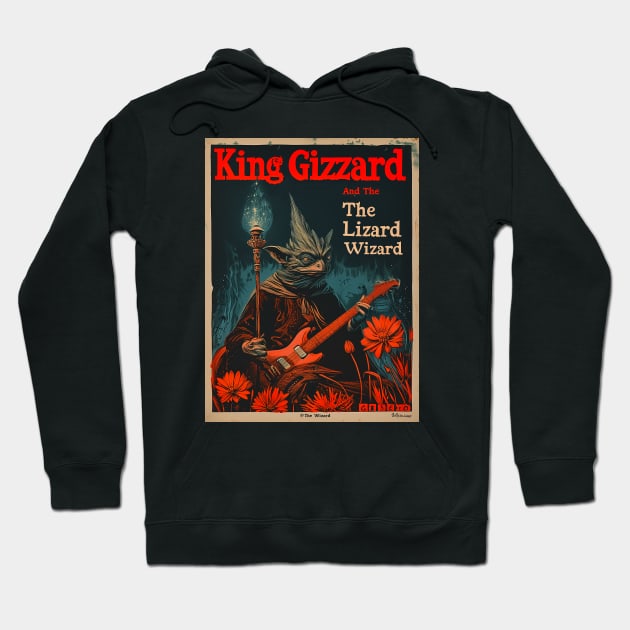 Vintage King Gizzard Poster Hoodie by galenfrazer